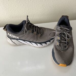 Hoka One One Mens Gaviota 3 Gray Running Shoes Sneakers Size 9